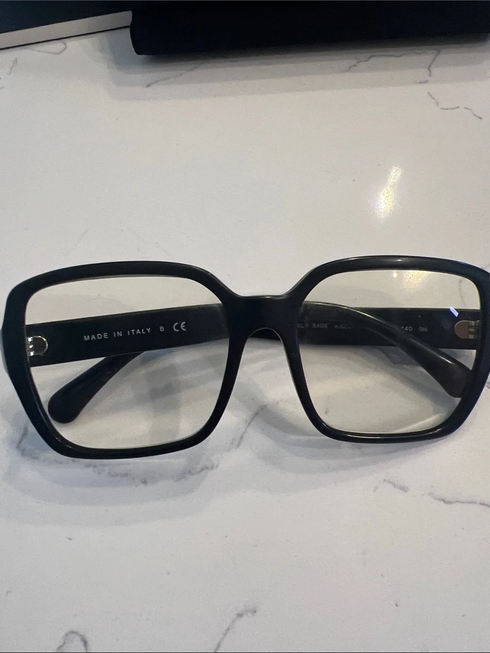 CHANEL Black Quilted Sunglasses Sleeve with CC Logo